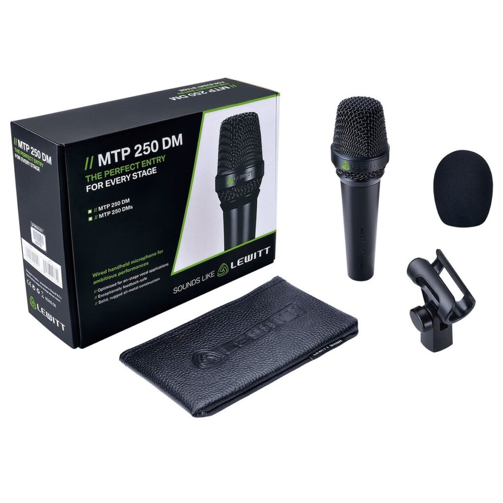 Lewitt MTP 250 DMS Vocal Microphone With On/Off Switch