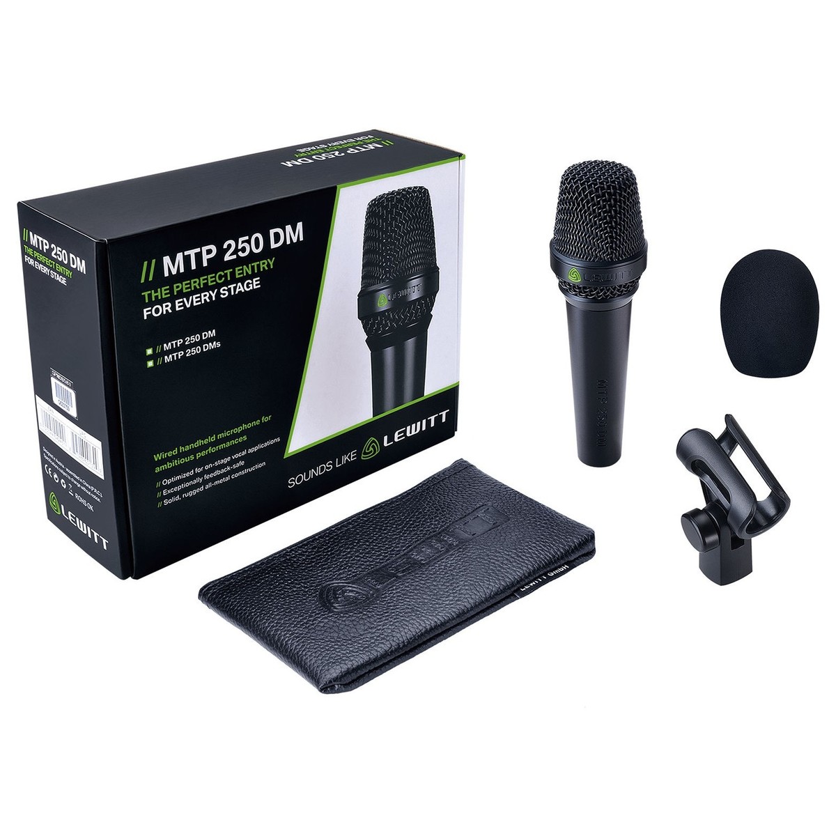 Lewitt MTP 250 DMS Vocal Microphone With On/Off Switch