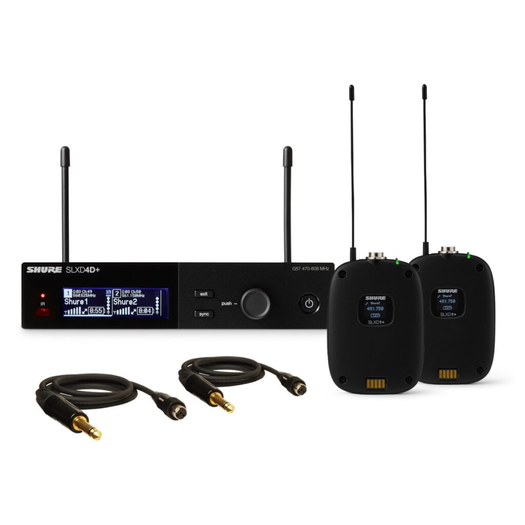 Shure SLXD+ Dual Wireless Bodypack System S50
