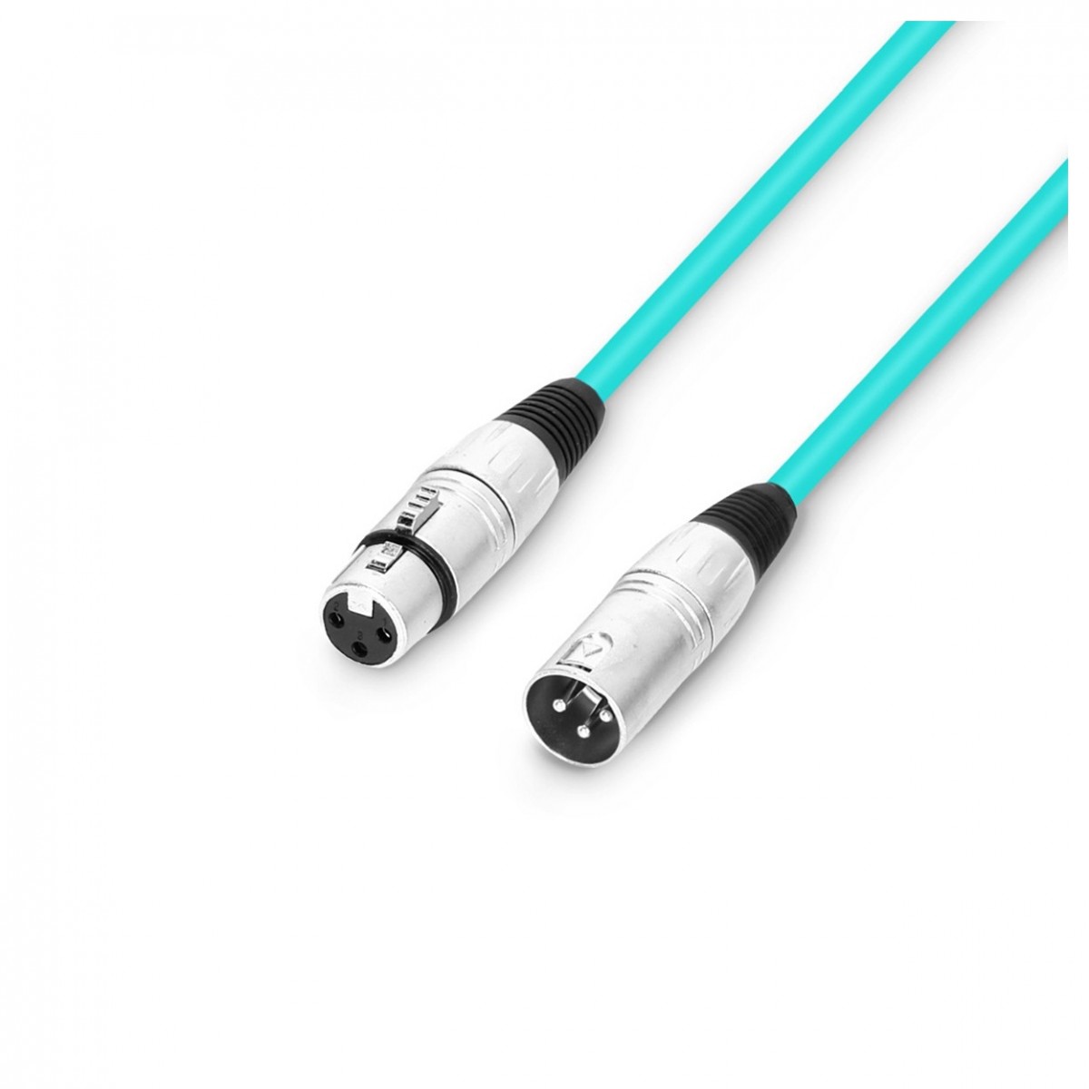 Adam Hall 3 STAR XLR Microphone Cable 1m Green