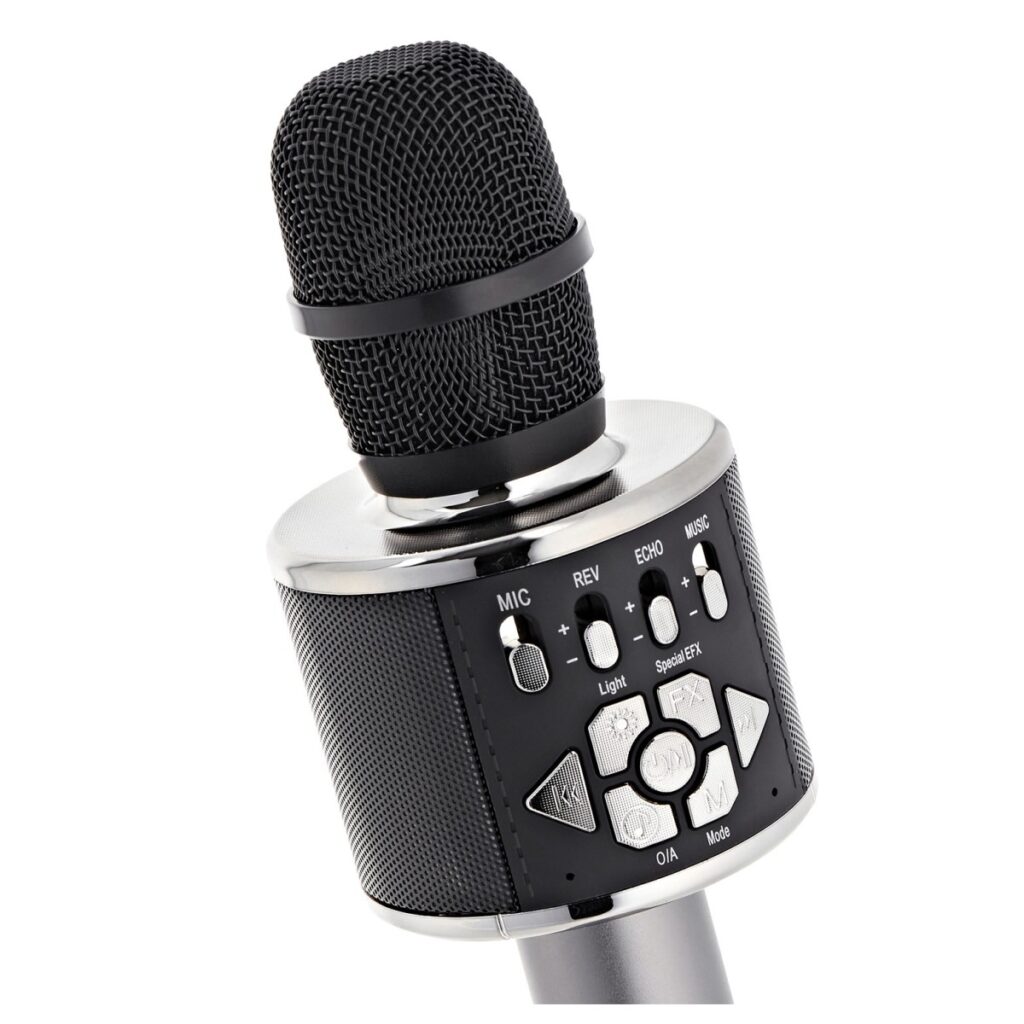 SubZero PartyVox GO Handheld Karaoke Microphone with Bluetooth and Effects