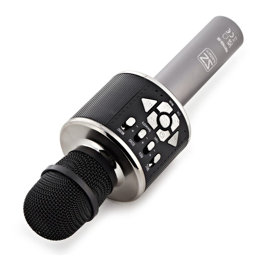 SubZero PartyVox GO Handheld Karaoke Microphone with Bluetooth and Effects
