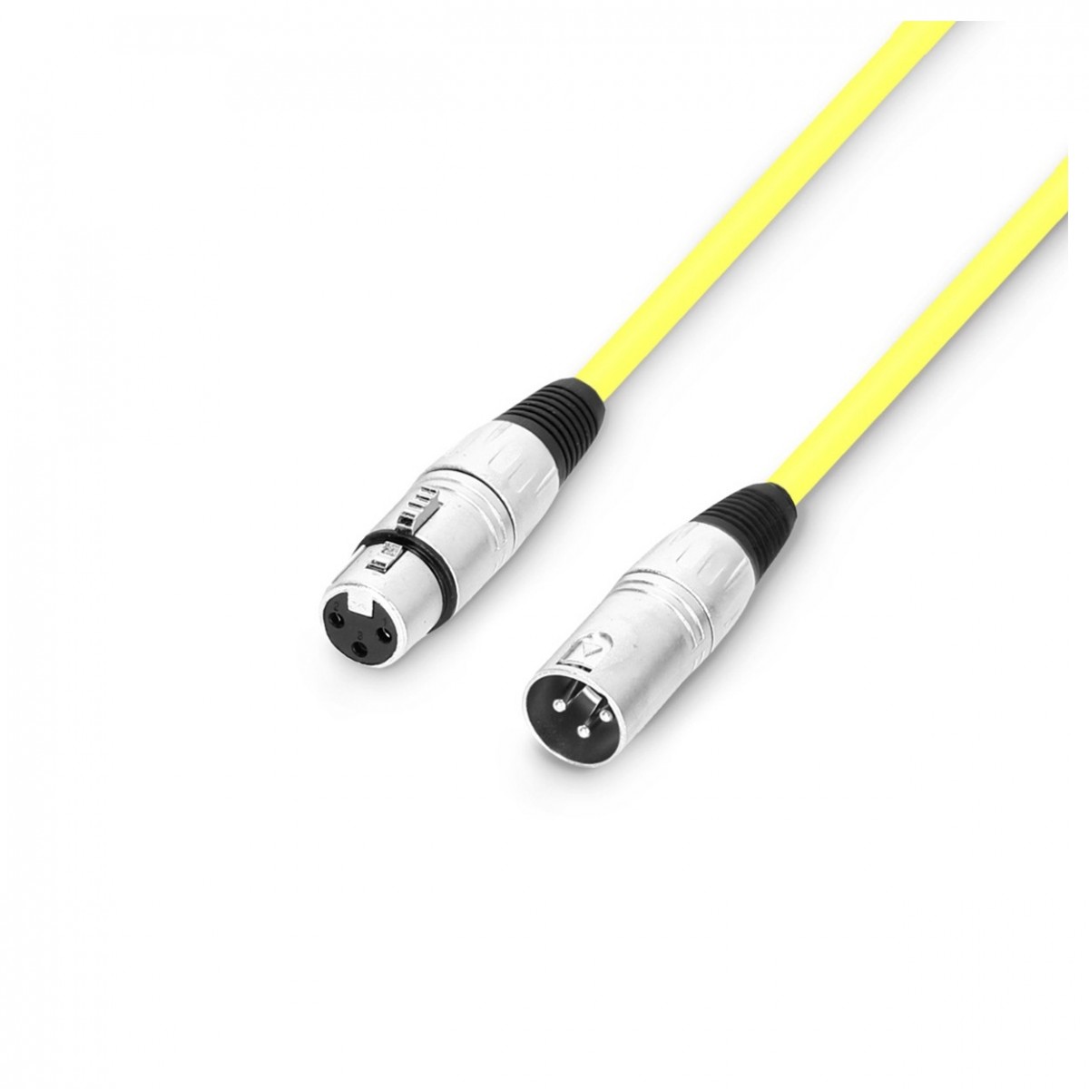 Adam Hall 3 STAR XLR Microphone Cable 1m Yellow