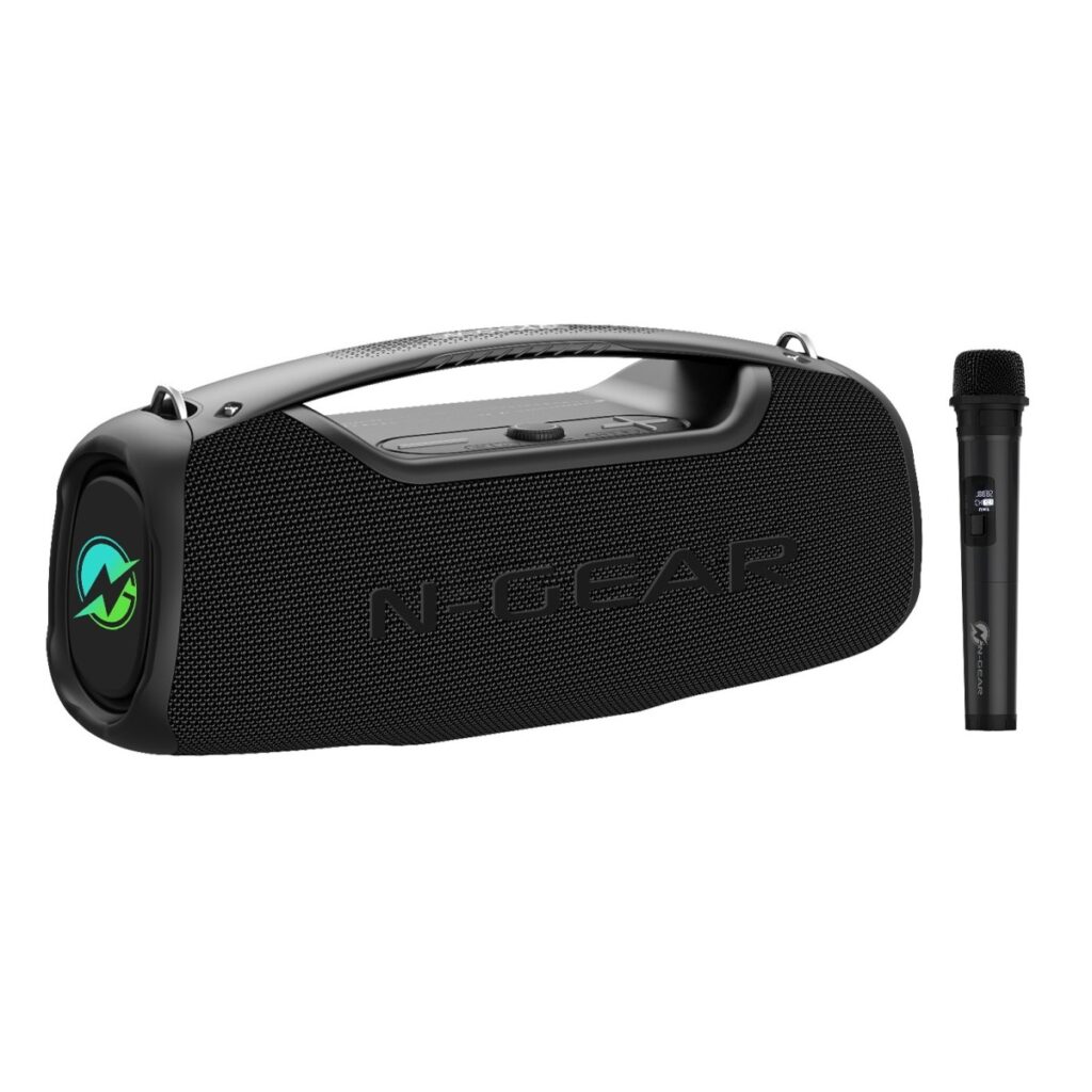 N-Gear NRG500 Wireless Bluetooth Party Speaker & 1 Mic