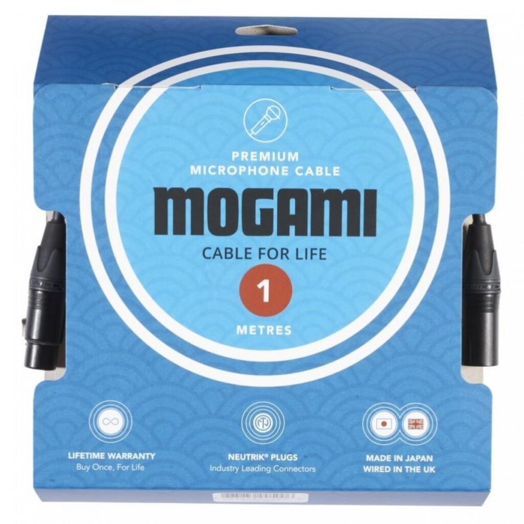 Mogami XLR(F) - XLR(M) Mic Cable 1m