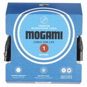 Mogami XLR(F) - XLR(M) Mic Cable 1m - Image 1