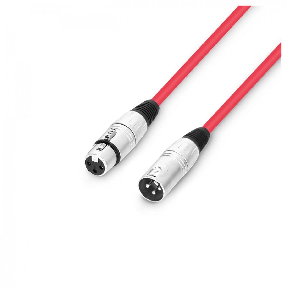 Adam Hall 3 STAR XLR Microphone Cable 50cm Red