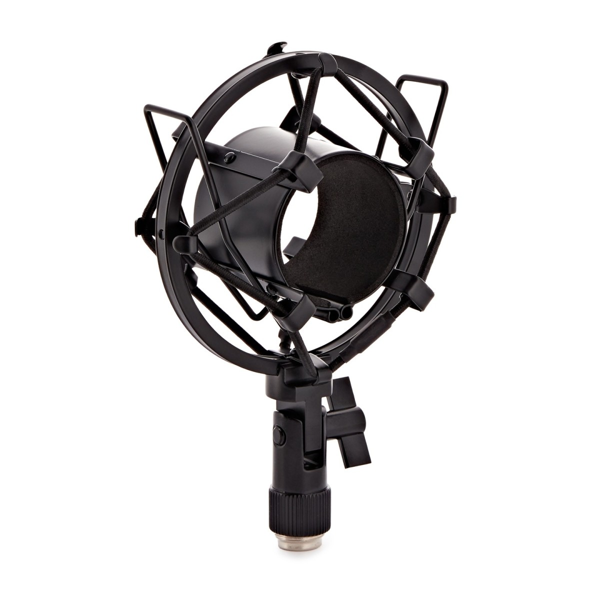 Shock Mount for Condenser Microphones by Gear4music Black