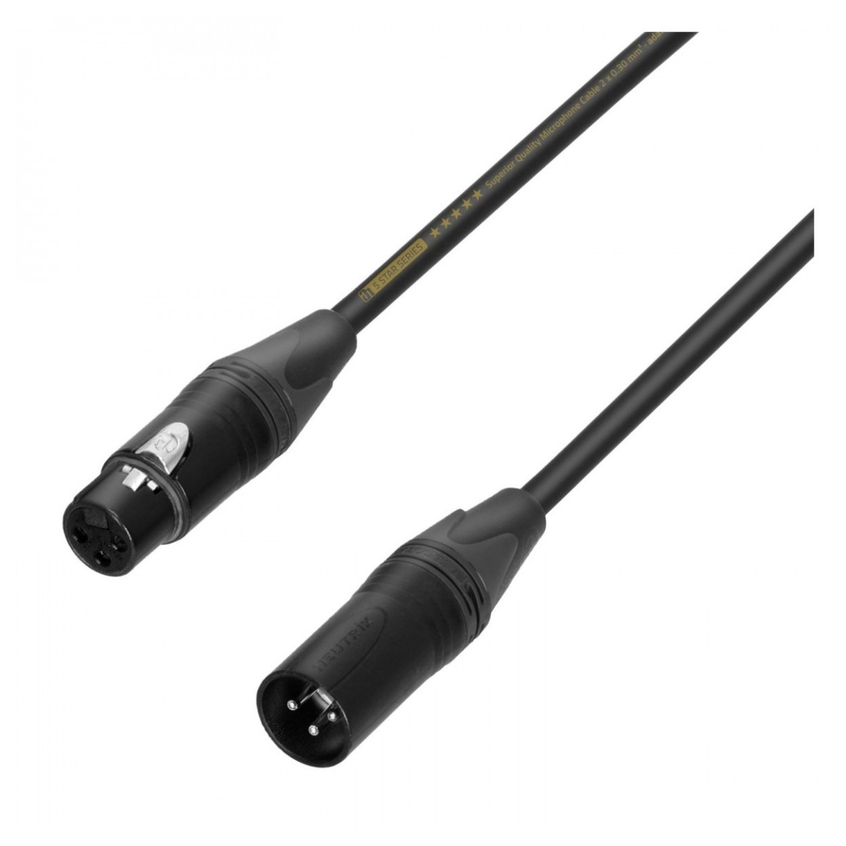 Adam Hall 5 STAR Neutrik XLR Microphone Cable 3m