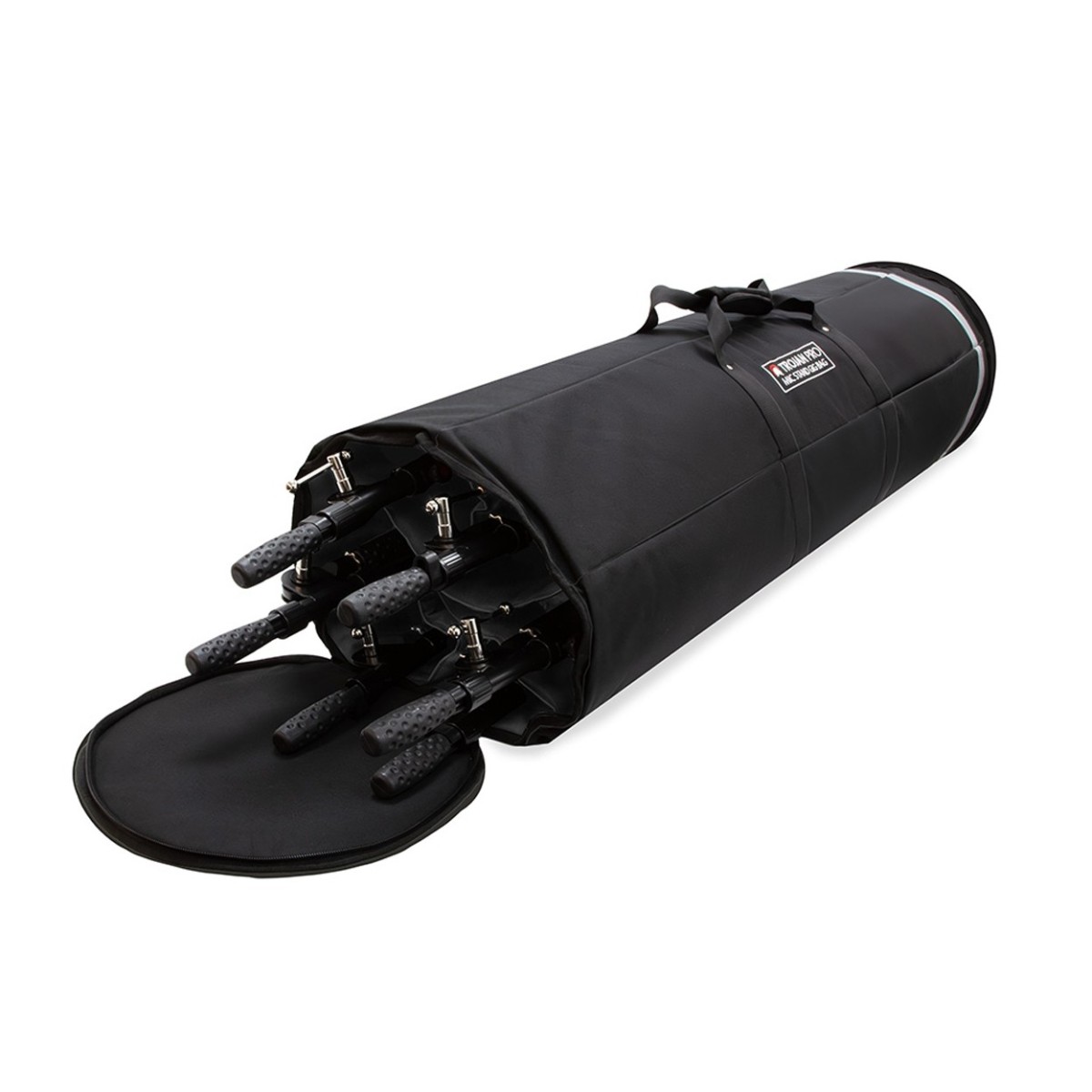 6 Trojan Pro Telescopic Boom Mic Stands with Gig Bag