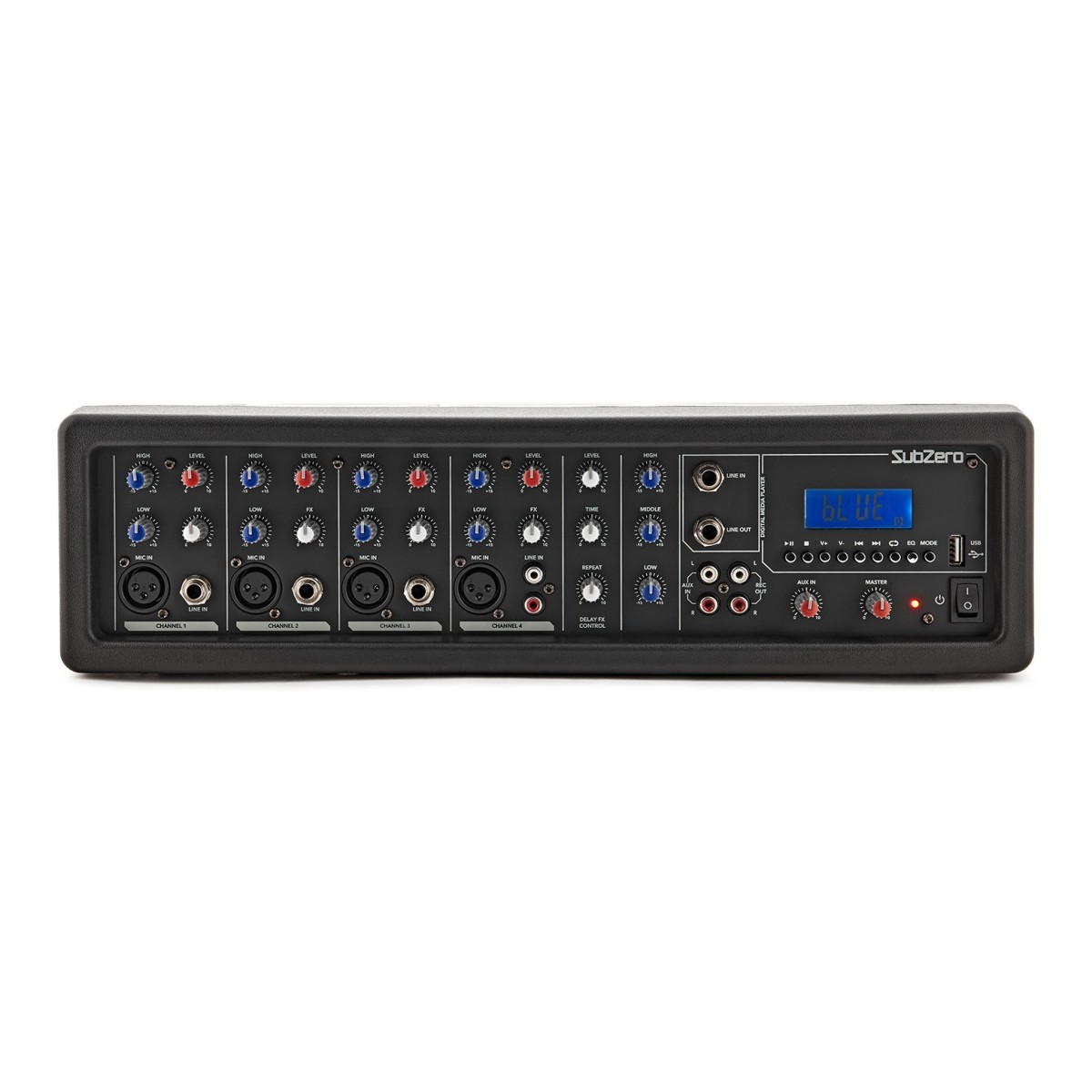SubZero SZPA-410 175W 10" PA System with Microphones and Stands - Image 3