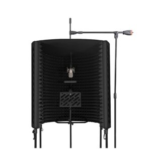 Imperative Acoustics Portable Vocal Booth with Overhead Mic Stand Black - Image 2