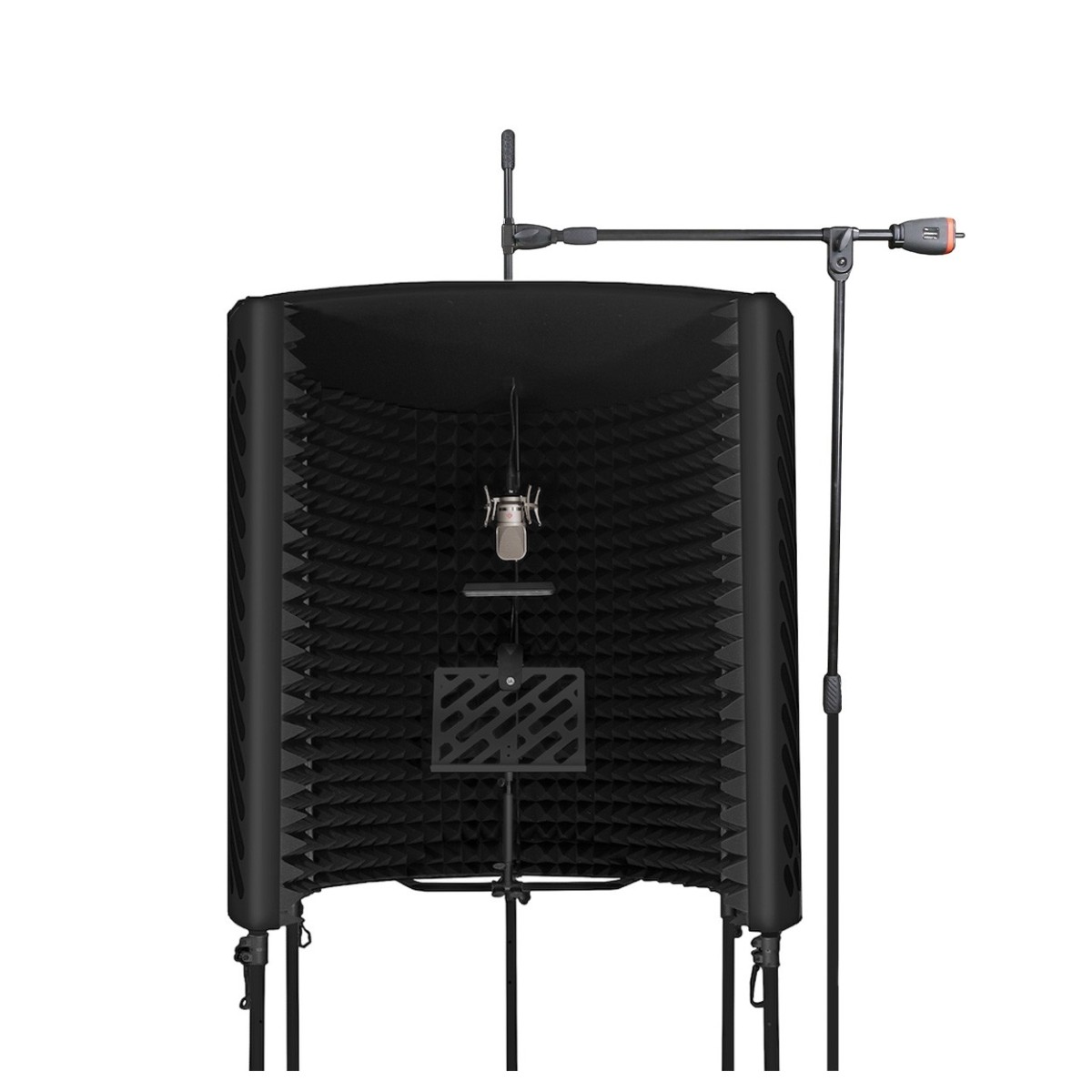 Imperative Acoustics Portable Vocal Booth with Overhead Mic Stand Black - Image 2