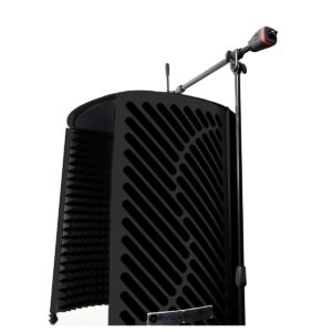 Imperative Acoustics Portable Vocal Booth with Overhead Mic Stand Black - Image 3