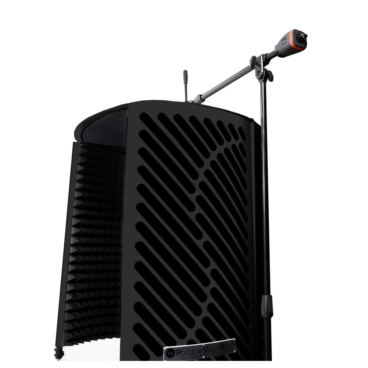 Imperative Acoustics Portable Vocal Booth with Overhead Mic Stand Black - Image 3