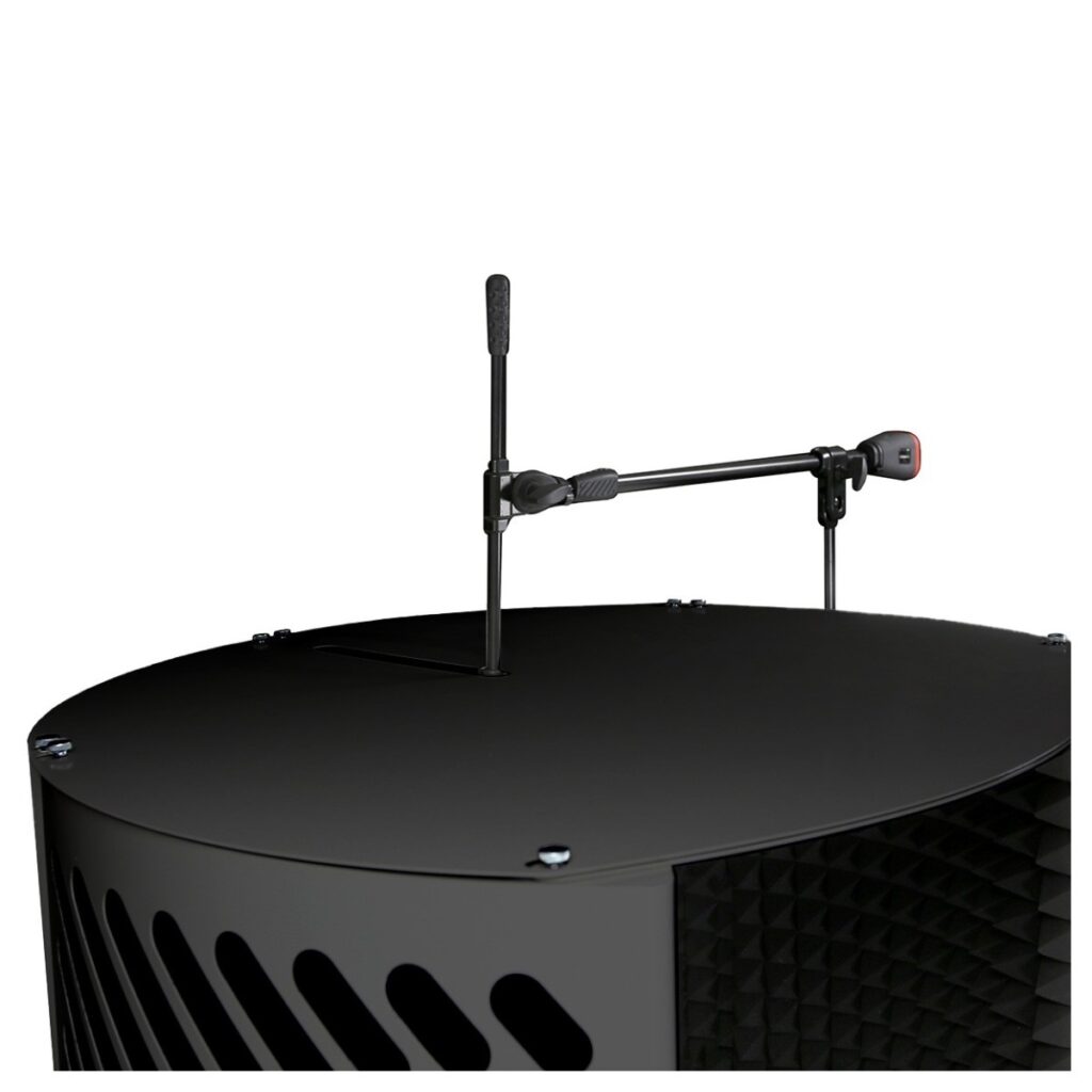 Imperative Acoustics Portable Vocal Booth with Overhead Mic Stand Black