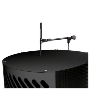Imperative Acoustics Portable Vocal Booth with Overhead Mic Stand Black - Image 4