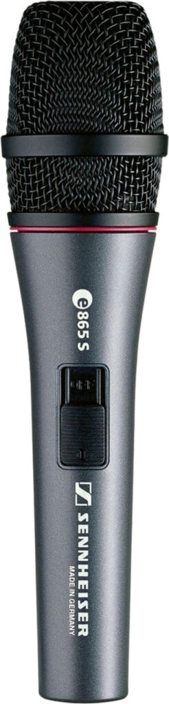 Sennheiser E865-S Supercardioid Condenser Mic With Switch