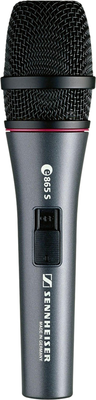 Sennheiser E865-S Supercardioid Condenser Mic With Switch