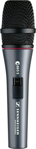 Sennheiser E865-S Supercardioid Condenser Mic With Switch