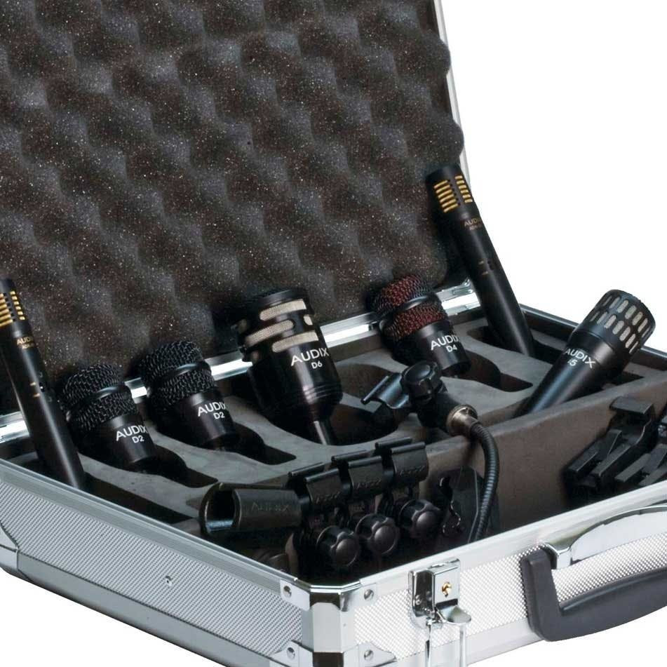 Audix DP7 Series Drum Mic Pack - 1 x i-5, 2 x D2, 1 x D4, 1 x