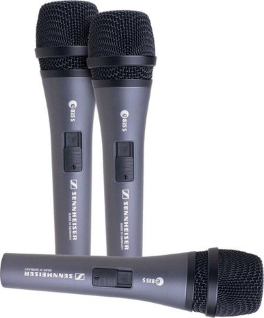 Sennheiser E835-S Dynamic Mic 3 - Pack