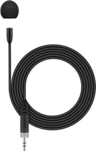 Sennheiser MKE Essential Lavalier Mic, Omni, 3.5mm Connector - Black For XS And Evolution Wireless