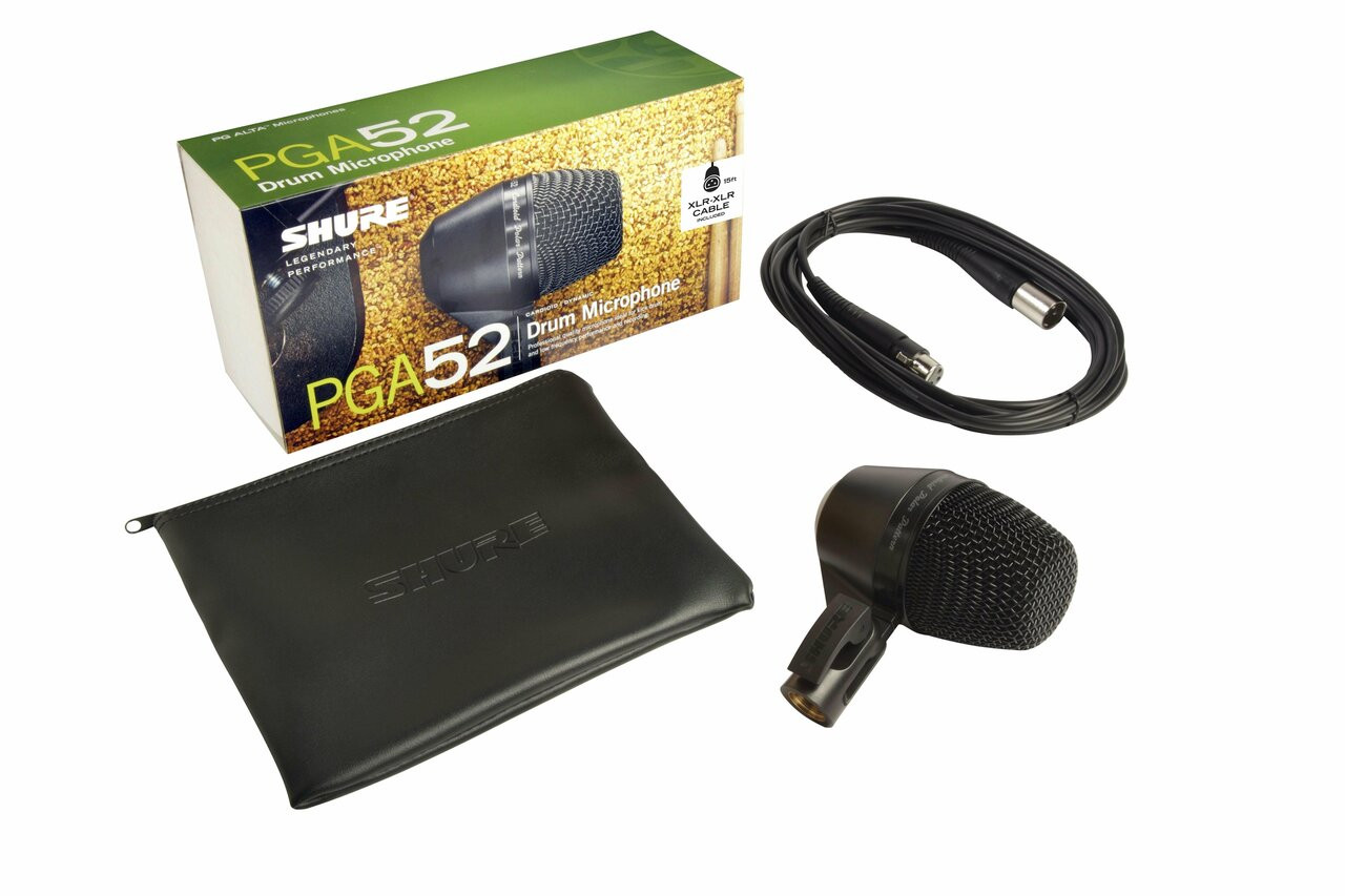 Shure PGA52 Cardioid swivel-mount dynamic kick-drum microphone - Image 5