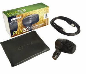 Shure PGA52 Cardioid swivel-mount dynamic kick-drum microphone - Image 2