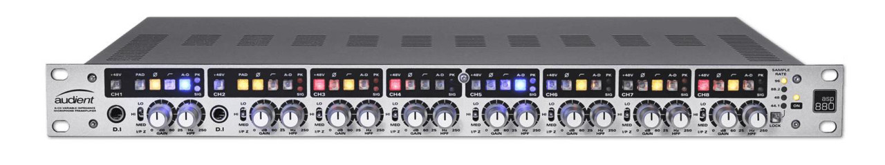 B Stock : Audient ASP880 - 8 Channel Variable Input Impedance Mic Preamp - 007 - Image 2