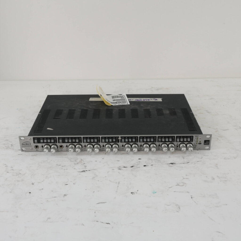B Stock : Audient ASP880 - 8 Channel Variable Input Impedance Mic Preamp - -01