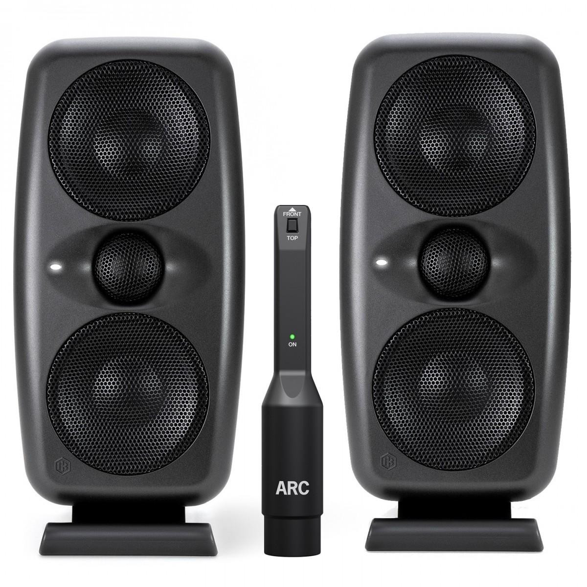 B Stock : IK Multimedia iLoud MTM MK2 Reference Studio Monitor (2 monitors + 1 microphone) - PAIR - 003 - Image 1