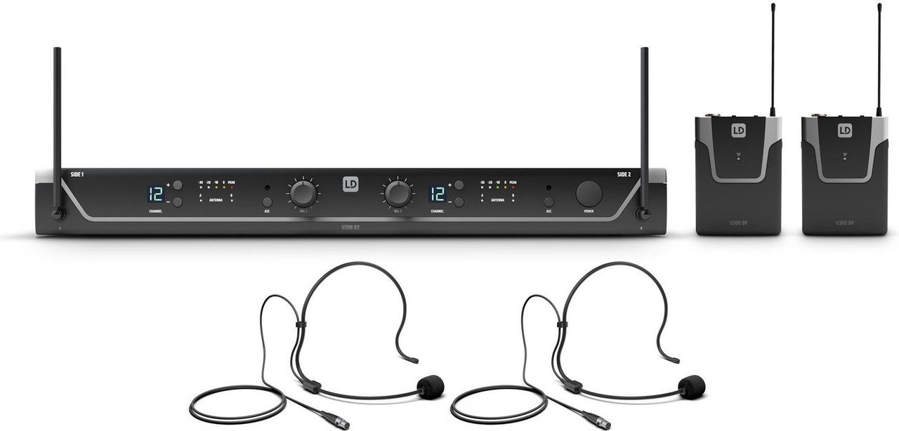 LD Systems U308 BPH2 Wireless Headset Microphone System
