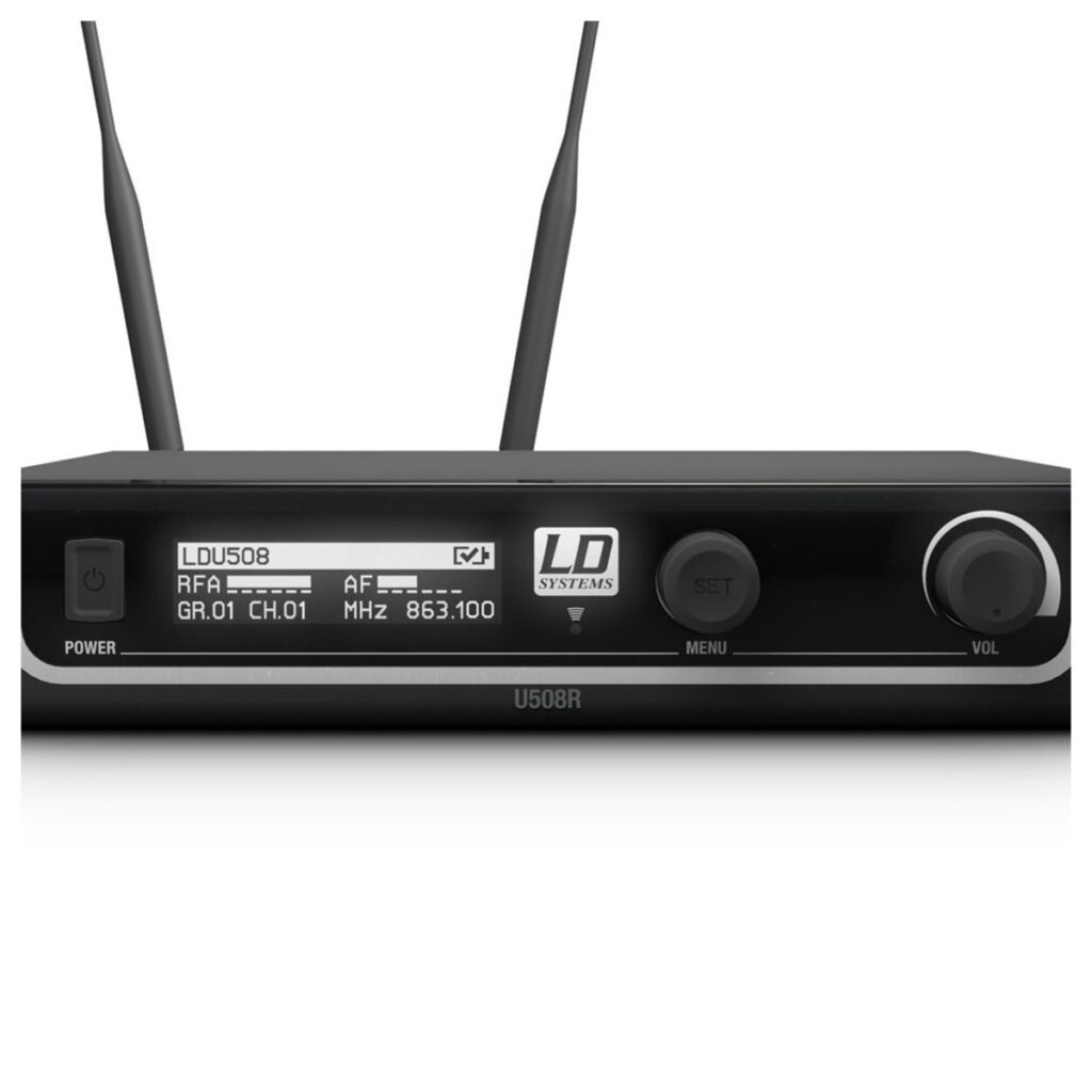 LD Systems U508 BPHH Single Headset Mic Wireless System Beige