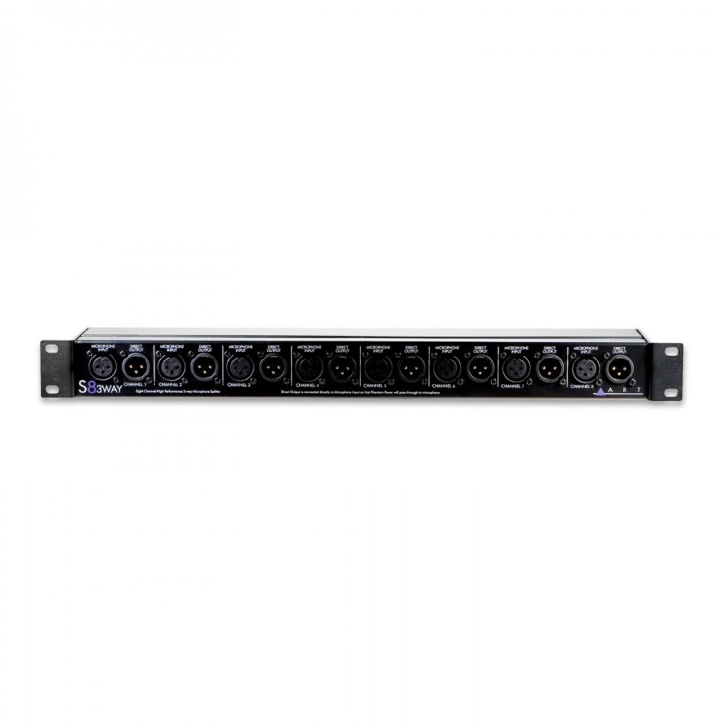 ART S8 Eight Channel Three Way Mic Splitter