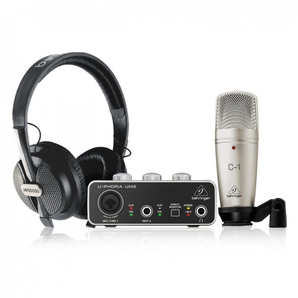 Behringer U-PHORIA STUDIO Recording Bundle