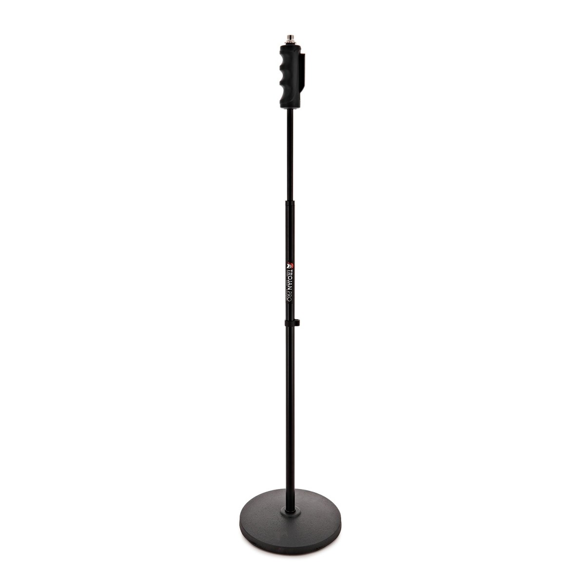 Trojan Pro One Hand Round Base Mic Stand - Image 1