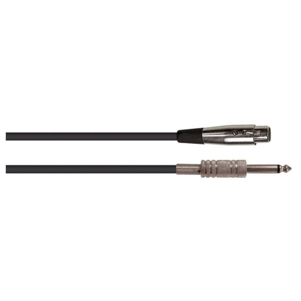 SoundLAB G113B XLR to Jack Microphone Lead 6m