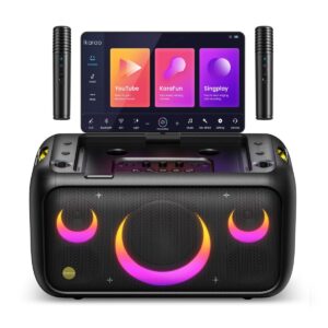 IKARAO Break X1 Karaoke Machine with Wireless Microphones - Image 1