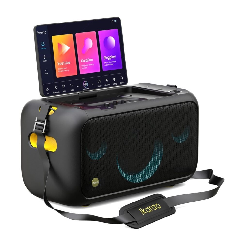 IKARAO Break X1 Karaoke Machine with Wireless Microphones