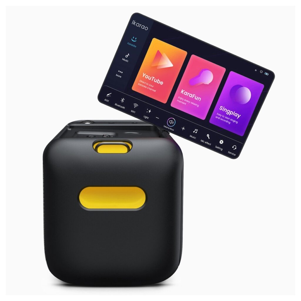 IKARAO Break X1 Karaoke Machine with Wireless Microphones