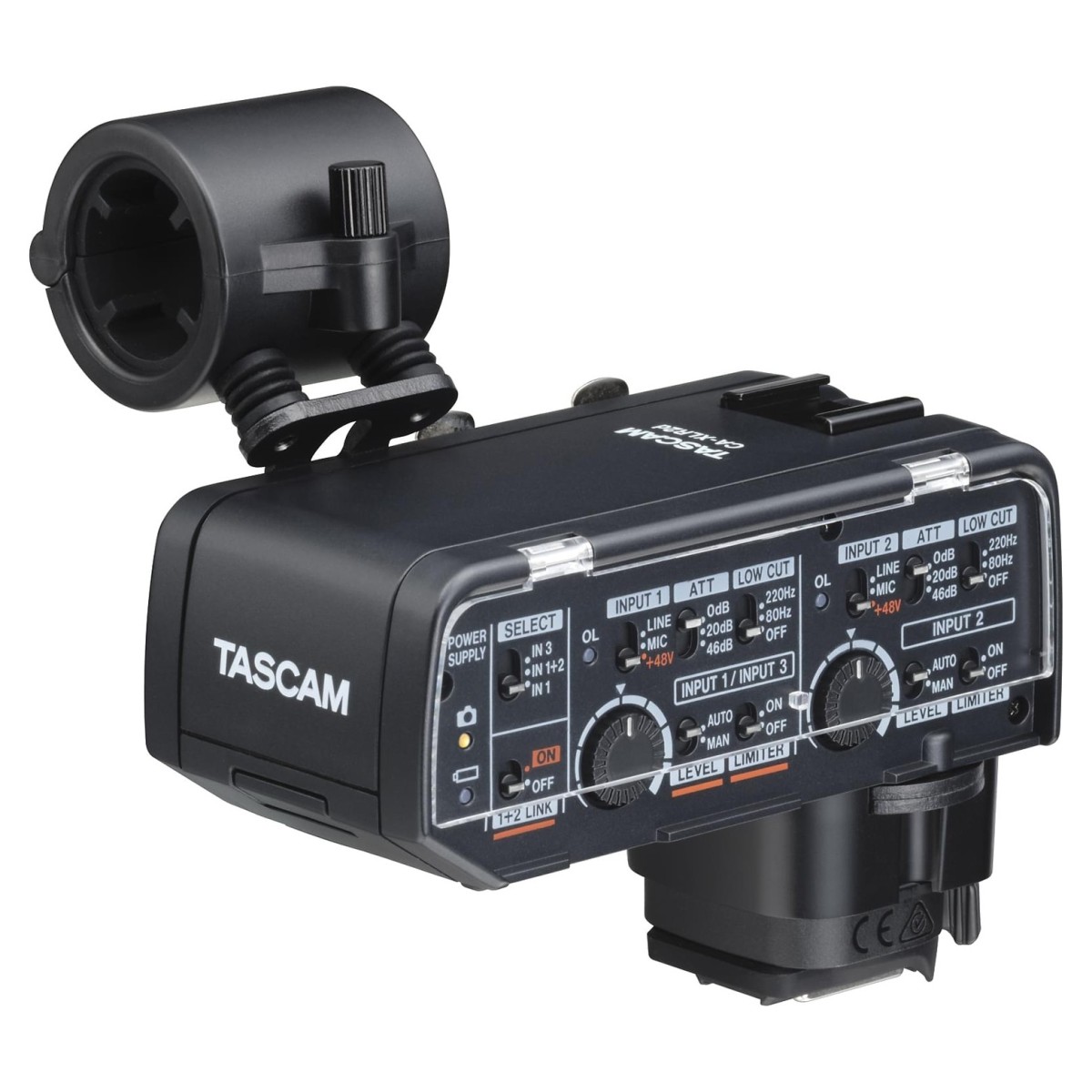 Tascam CA-XLR2d-N XLR Microphone Adapter for Mirrorless Nikon Cameras - Image 1