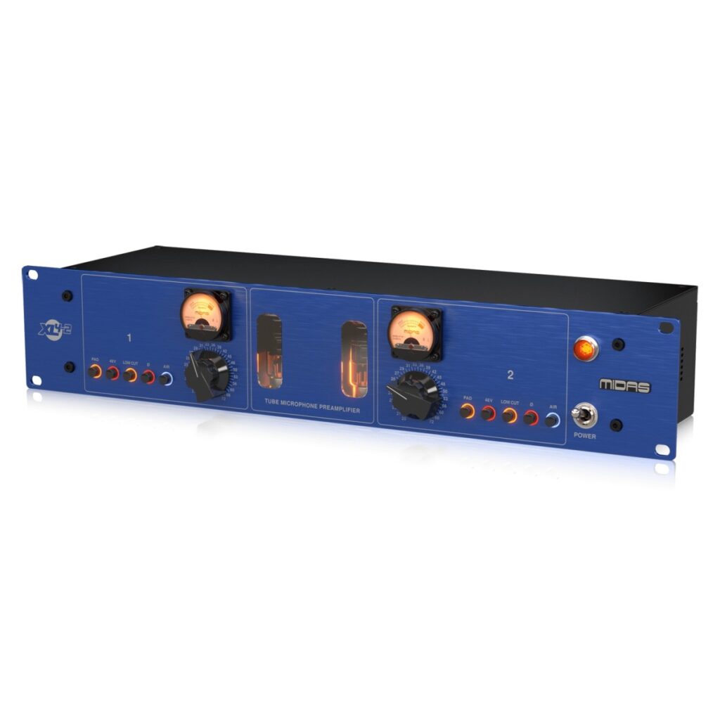 Midas XL4-2 2-Channel Vacuum Tube Microphone Pre-Amp