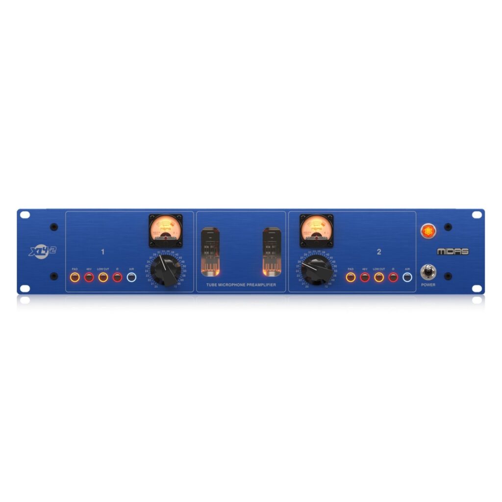 Midas XL4-2 2-Channel Vacuum Tube Microphone Pre-Amp