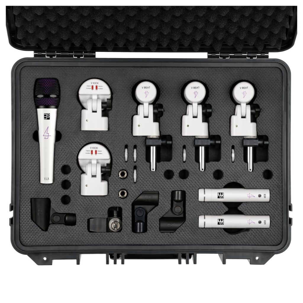 sE Electronics V Pack Eloy Casagrande Drum Microphone Kit White
