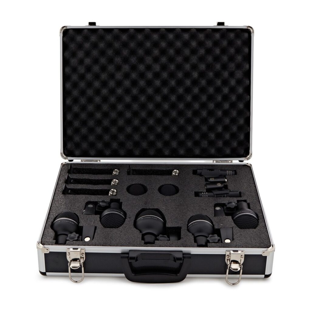 Lambden Audio DK7 Pro 7 Piece Drum Kit Mic Set with Stands & Cables