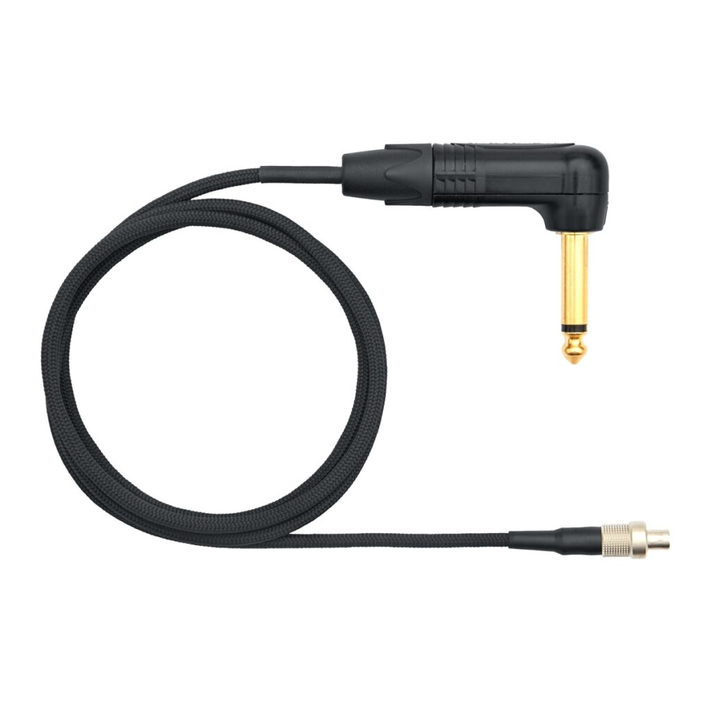 Shure WA307 Premium Right Angle Instrument Cable with Locking Thread