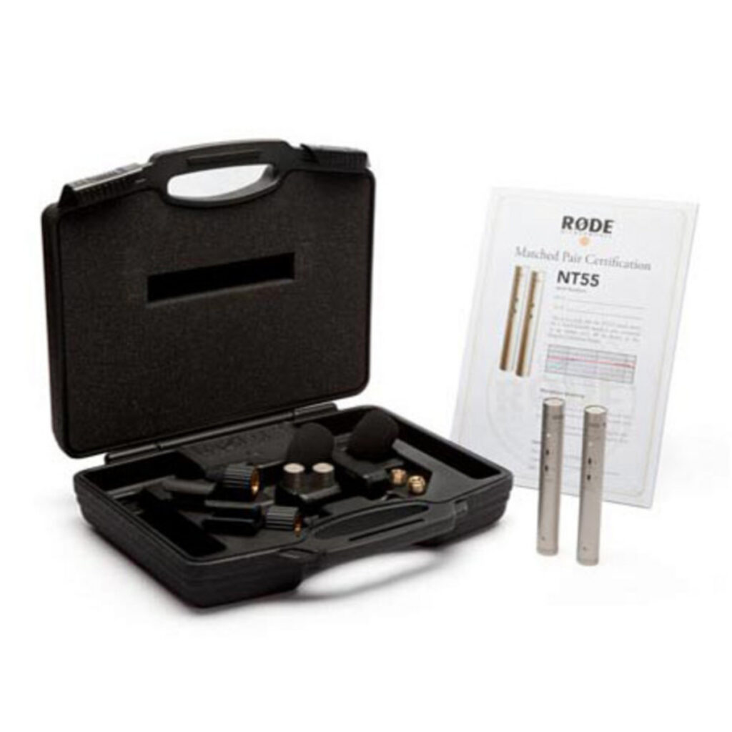 Rode NT55 Studio Condenser Mic Matched Pair