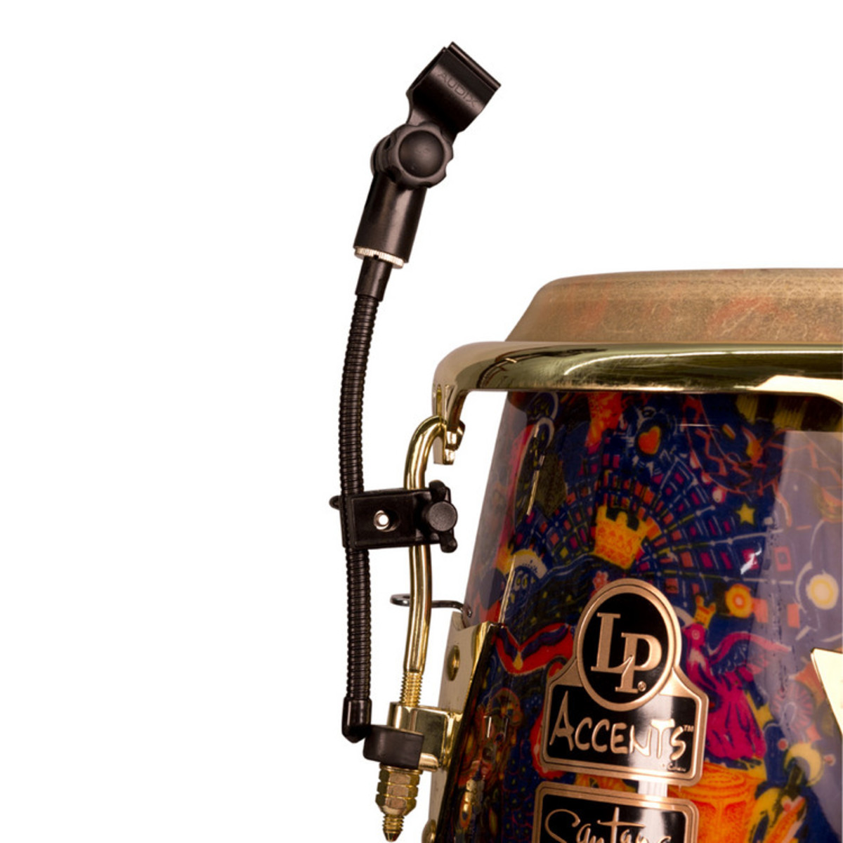 Audix D-Clamp Flexible Gooseneck Clip with Drum Tension Lug Clamp - Image 2