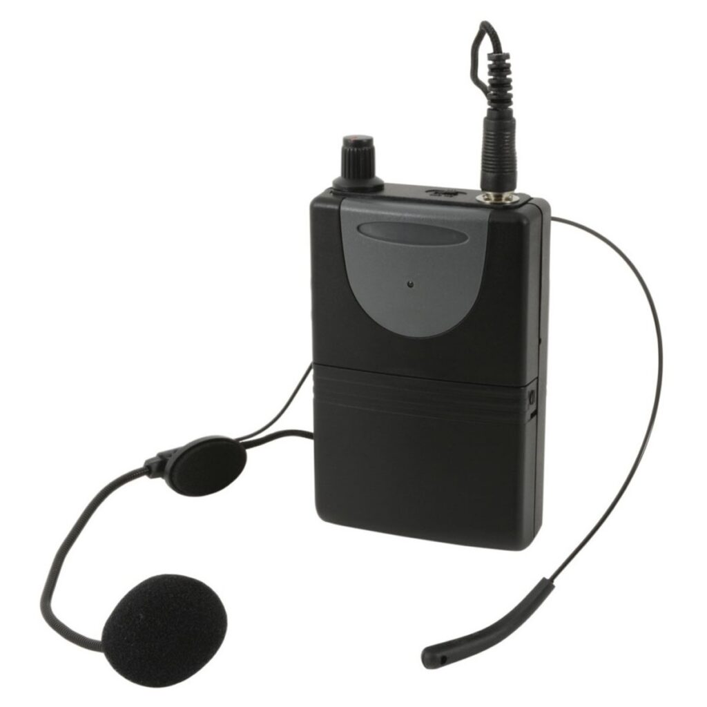 QTX Neckband Mic and VHF Belt Pack Transmitter For QR/QXPA 175.0MHz